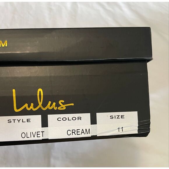 Lulus Olivet Cream Pointed-Toe Knee-High Boots 11 - Picture 9 of 9